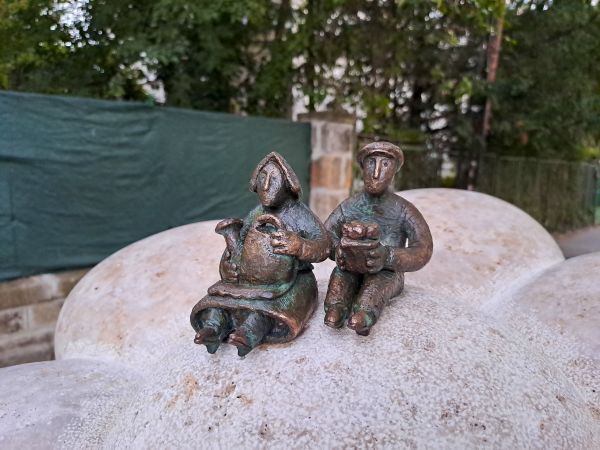Kolodko virágárus házaspárja a Pasaréti téren